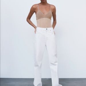 Zara combination strap oh bodysuit in size M!